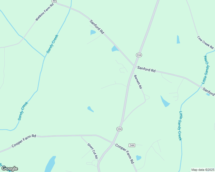 map of restaurants, bars, coffee shops, grocery stores, and more near 8116 Georgia 334 in Nicholson