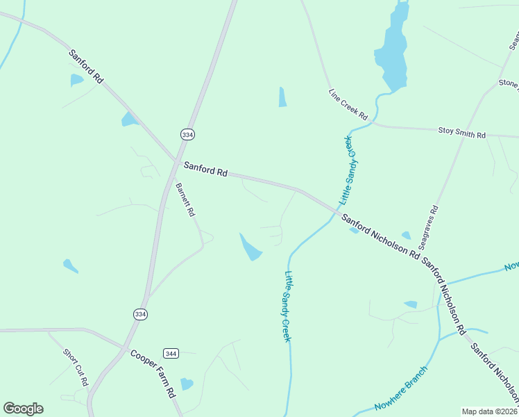 map of restaurants, bars, coffee shops, grocery stores, and more near 3866 Sanford Rd in Nicholson