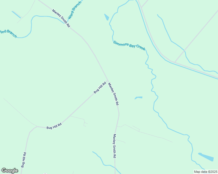 map of restaurants, bars, coffee shops, grocery stores, and more near 2730 Manley Smith Road in Nakina