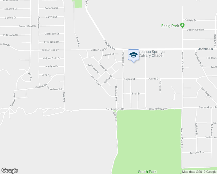 map of restaurants, bars, coffee shops, grocery stores, and more near 57227 Aranza Court in Yucca Valley