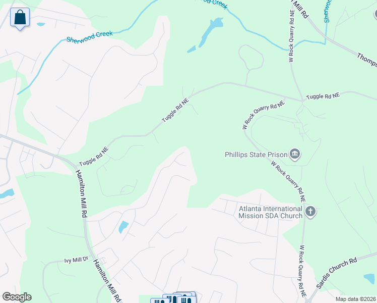 map of restaurants, bars, coffee shops, grocery stores, and more near 4171 Plantation Mill Drive in Buford