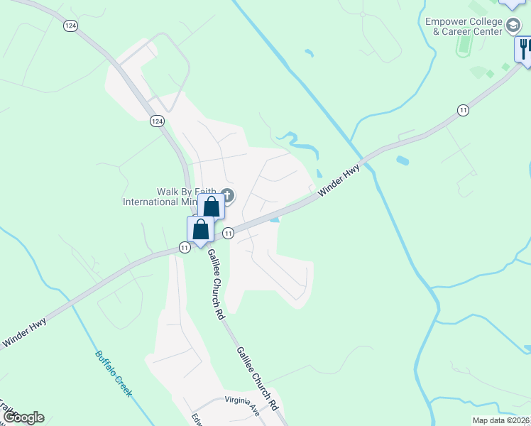 map of restaurants, bars, coffee shops, grocery stores, and more near 94 Manchester Lane in Jefferson