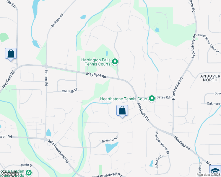 map of restaurants, bars, coffee shops, grocery stores, and more near 1225 Sherry Drive in Alpharetta