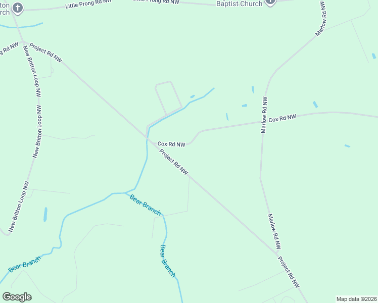 map of restaurants, bars, coffee shops, grocery stores, and more near 5525 Cox Road Northwest in Ash