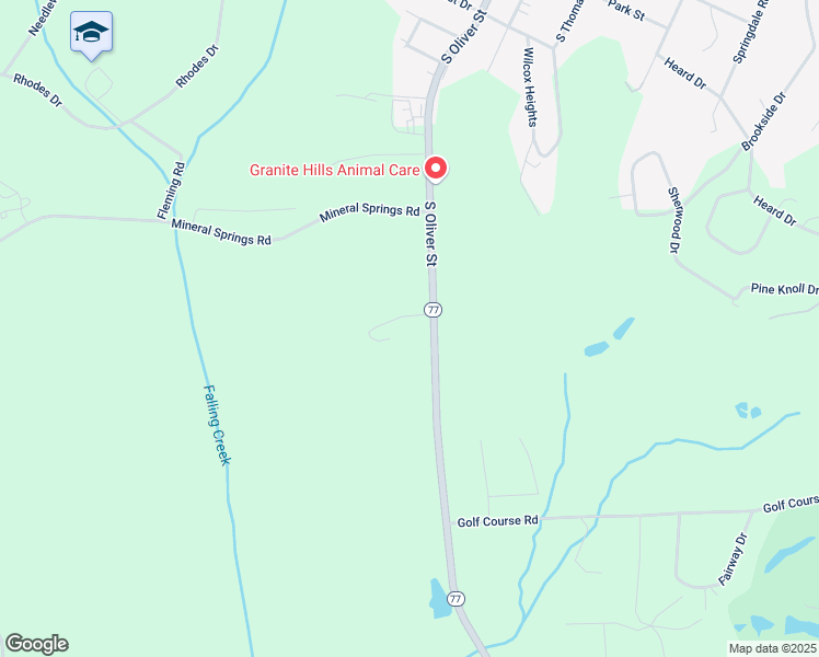 map of restaurants, bars, coffee shops, grocery stores, and more near 1053 Lexington Highway in Elberton