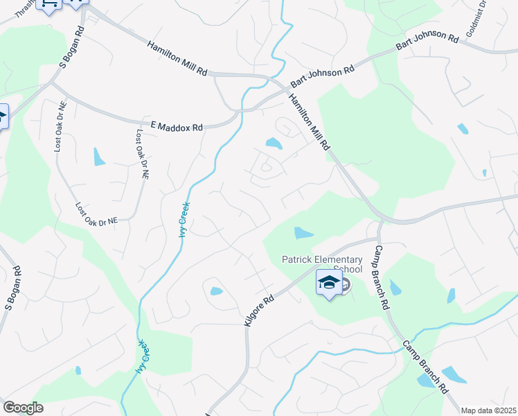 map of restaurants, bars, coffee shops, grocery stores, and more near 2770 Chandler Grove Drive in Buford