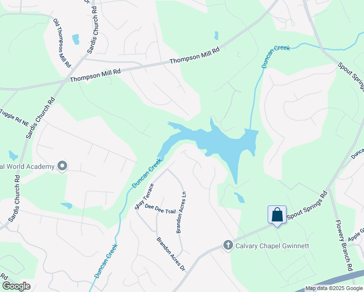 map of restaurants, bars, coffee shops, grocery stores, and more near 4852 Jacobs Cove Point Northeast in Buford