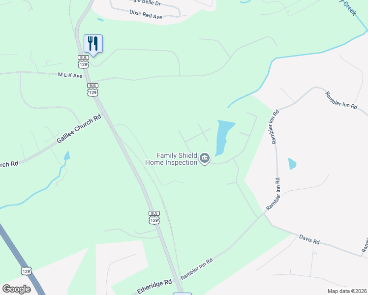map of restaurants, bars, coffee shops, grocery stores, and more near 1171 Sterling Lake Drive in Jefferson