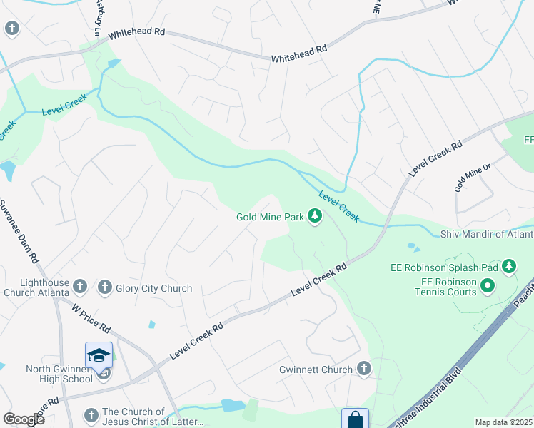 map of restaurants, bars, coffee shops, grocery stores, and more near 4876 Sara Creek Way in Sugar Hill