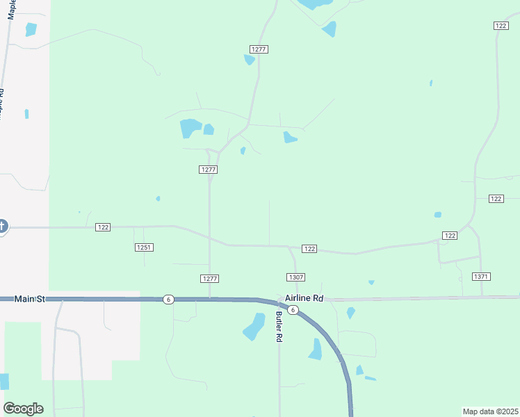 map of restaurants, bars, coffee shops, grocery stores, and more near 294 Road 122 in Nettleton