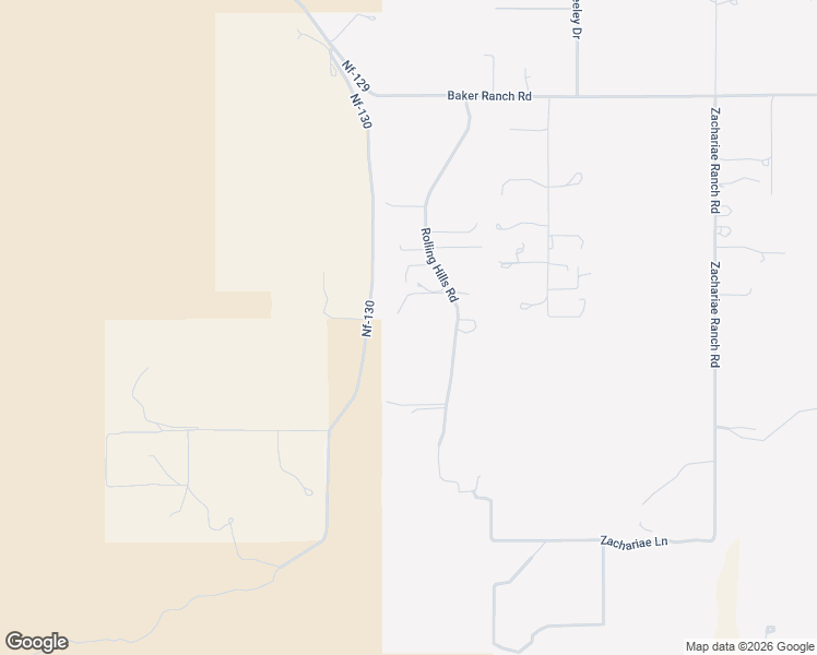 map of restaurants, bars, coffee shops, grocery stores, and more near Nf-130 in Young
