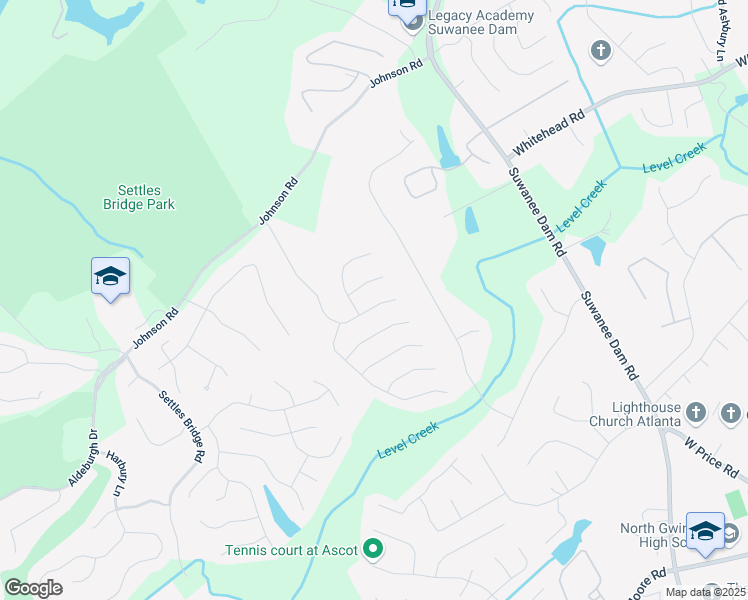 map of restaurants, bars, coffee shops, grocery stores, and more near 5155 Amberden Hall Drive in Suwanee