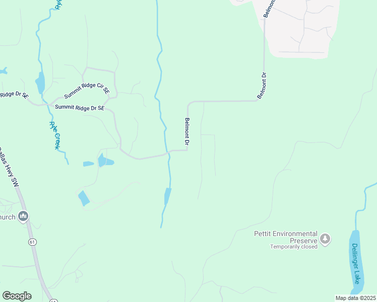 map of restaurants, bars, coffee shops, grocery stores, and more near 322 Belmont Drive in Cartersville
