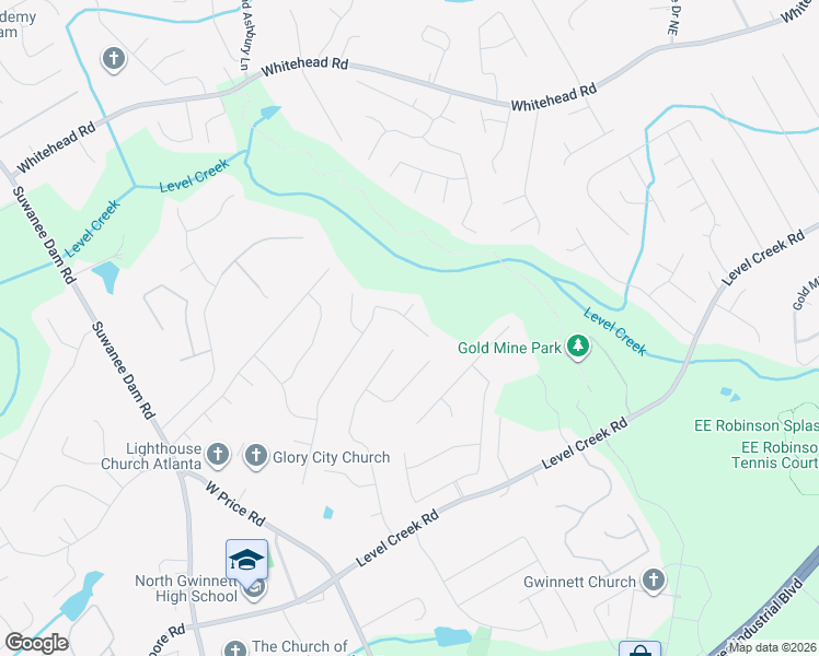 map of restaurants, bars, coffee shops, grocery stores, and more near 685 Friars Head Drive Northeast in Suwanee