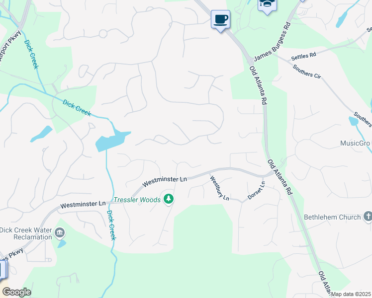 map of restaurants, bars, coffee shops, grocery stores, and more near 10125 Brixton Place in Suwanee