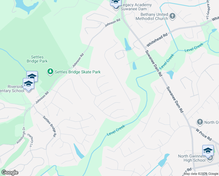map of restaurants, bars, coffee shops, grocery stores, and more near 5156 Amberden Hall Drive in Suwanee