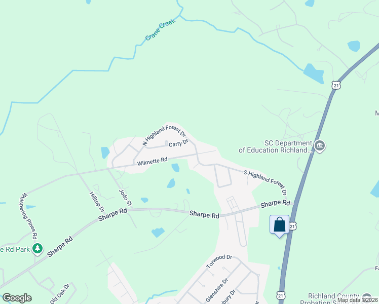 map of restaurants, bars, coffee shops, grocery stores, and more near 601 Wilmette Road in Columbia