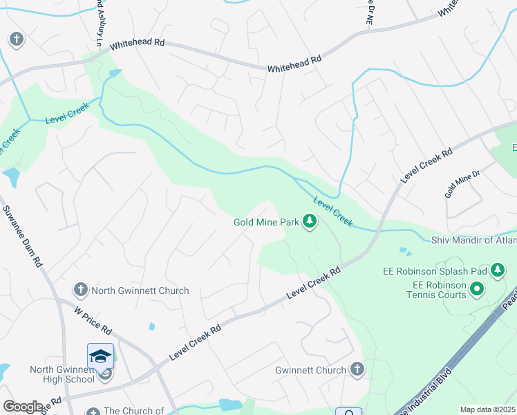 map of restaurants, bars, coffee shops, grocery stores, and more near 4847 Sara Creek Way in Sugar Hill