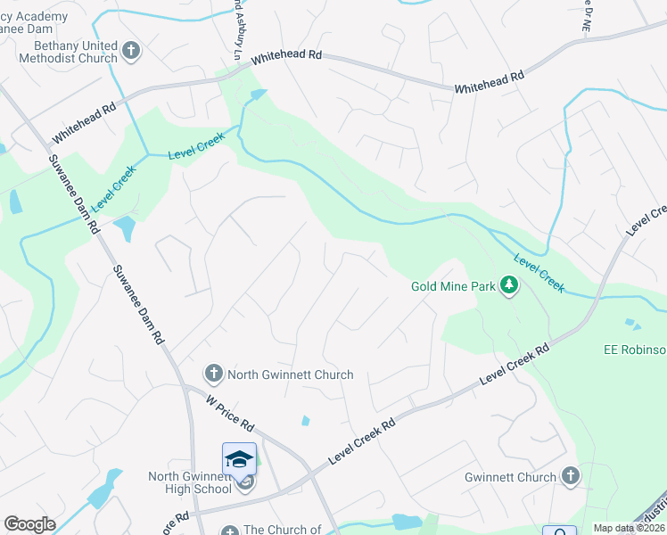map of restaurants, bars, coffee shops, grocery stores, and more near 4955 Cypress Point Drive Northeast in Suwanee