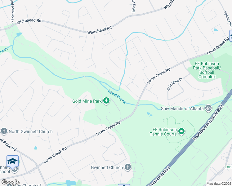 map of restaurants, bars, coffee shops, grocery stores, and more near 4946 Cooper Farm Drive in Buford