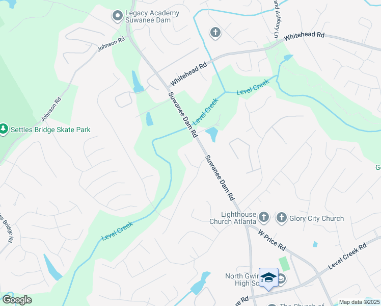 map of restaurants, bars, coffee shops, grocery stores, and more near 5234 Suwanee Dam Road in Suwanee