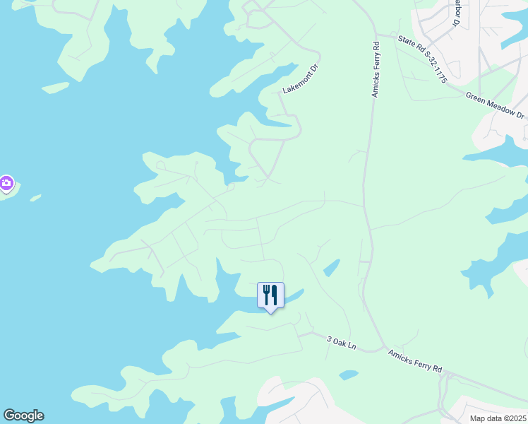 map of restaurants, bars, coffee shops, grocery stores, and more near 228 White Water Drive in Chapin