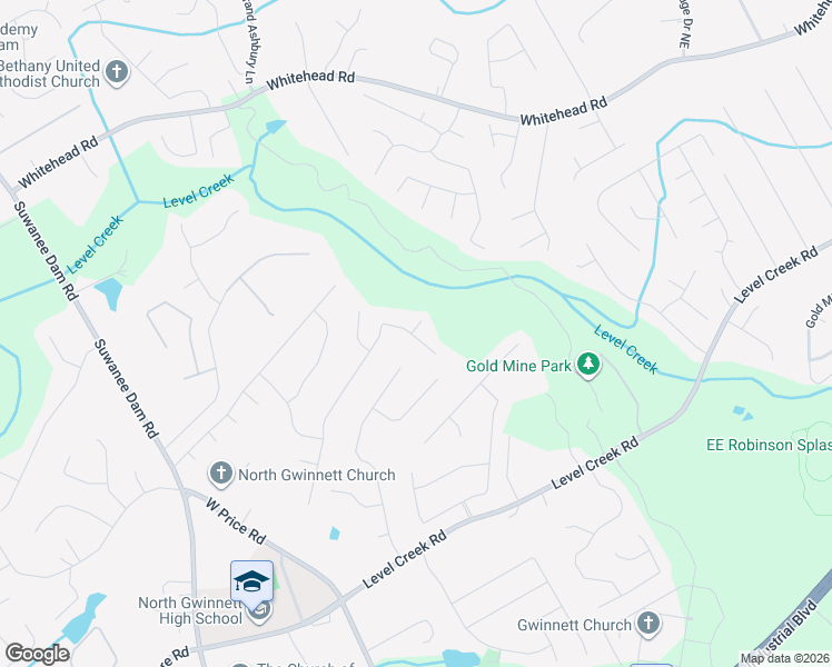 map of restaurants, bars, coffee shops, grocery stores, and more near 612 Friars Head Court Northeast in Suwanee