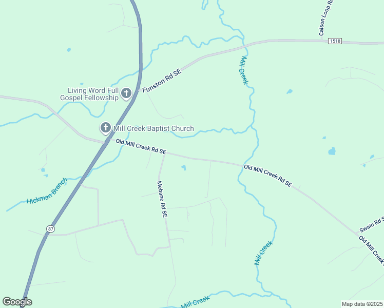 map of restaurants, bars, coffee shops, grocery stores, and more near 1260 Old Mill Creek Road Southeast in Winnabow