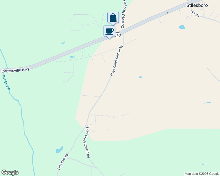 map of restaurants, bars, coffee shops, grocery stores, and more near 55 Floyd Creek Church Road in Taylorsville