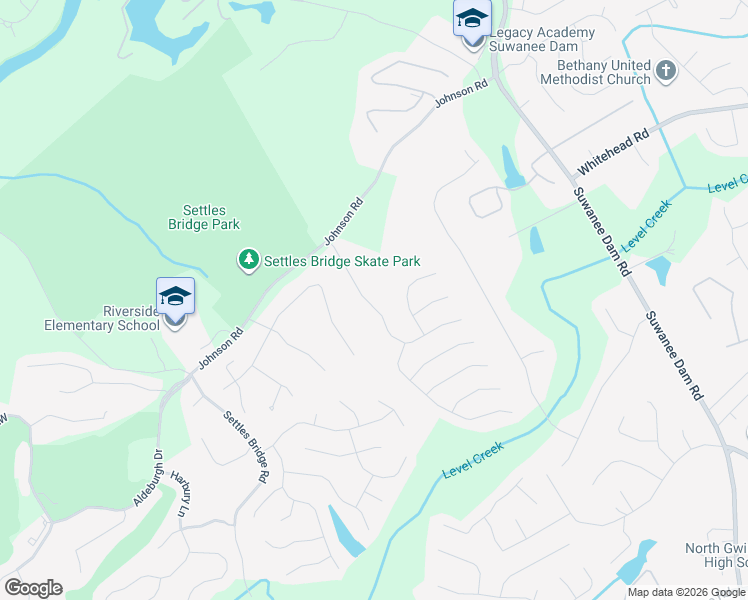 map of restaurants, bars, coffee shops, grocery stores, and more near 5295 Amberden Hall Drive in Suwanee