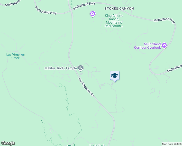 map of restaurants, bars, coffee shops, grocery stores, and more near 1667 Las Virgenes Canyon Road in Calabasas