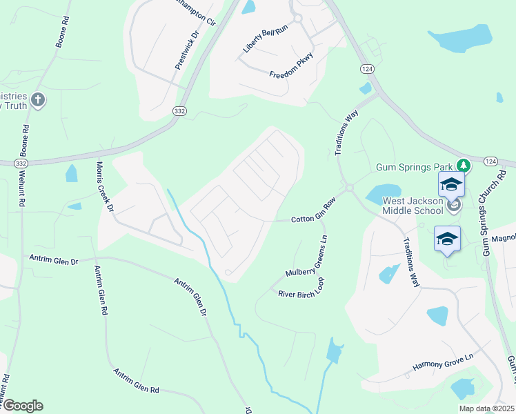 map of restaurants, bars, coffee shops, grocery stores, and more near 4358 Links Boulevard in Jefferson