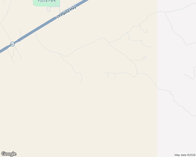 map of restaurants, bars, coffee shops, grocery stores, and more near Benmar Trail in Morongo Valley