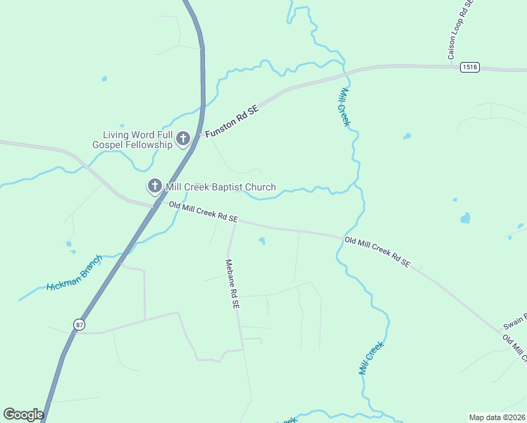 map of restaurants, bars, coffee shops, grocery stores, and more near 1240 Old Mill Creek Rd SE in Winnabow