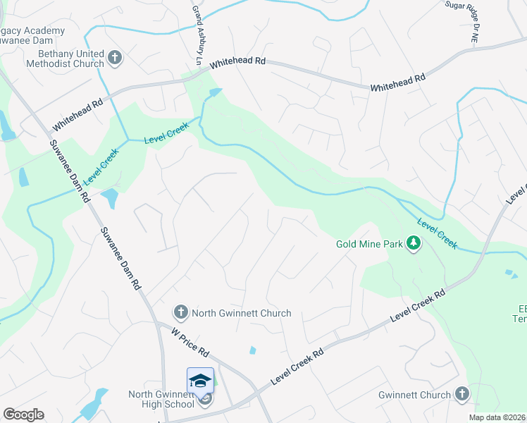 map of restaurants, bars, coffee shops, grocery stores, and more near 373 Pasatiempo Lane in Suwanee