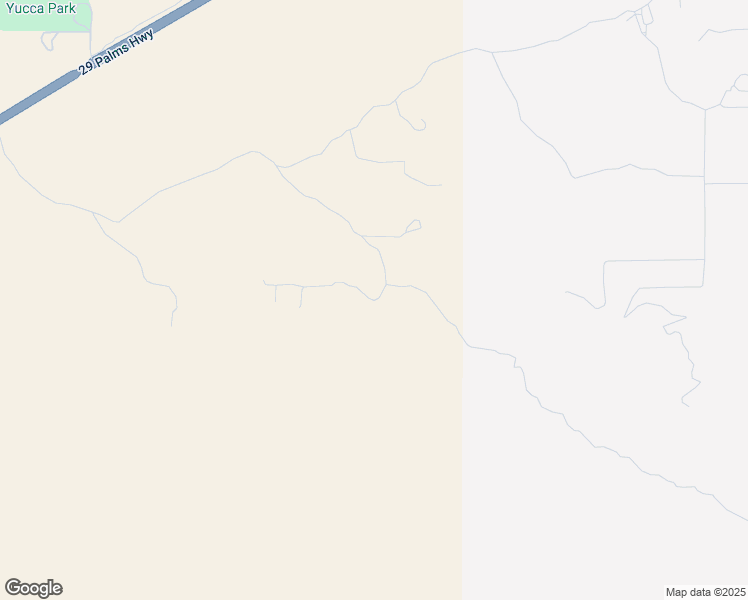 map of restaurants, bars, coffee shops, grocery stores, and more near Benmar Trail in Morongo Valley