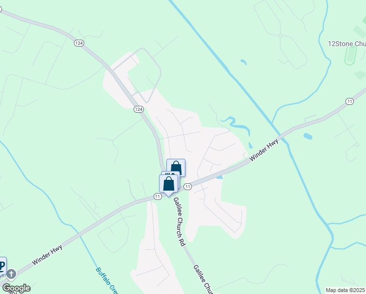 map of restaurants, bars, coffee shops, grocery stores, and more near 622 River Rock Circle in Jefferson