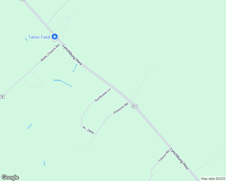 map of restaurants, bars, coffee shops, grocery stores, and more near 2919 South Carolina 341 in Lynchburg