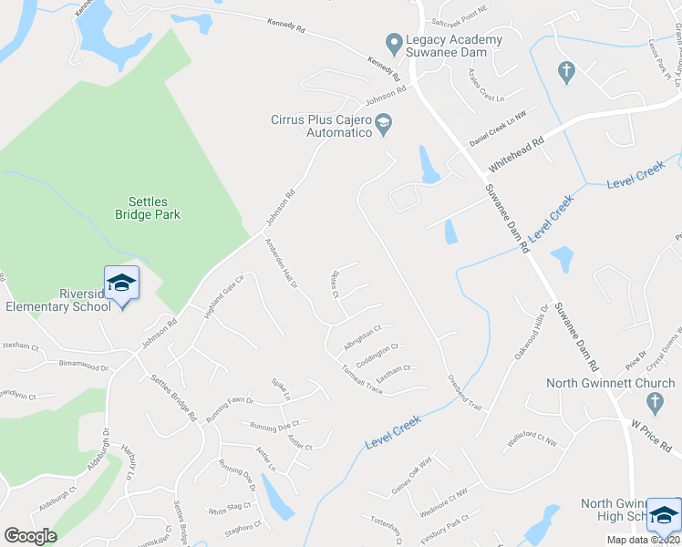 map of restaurants, bars, coffee shops, grocery stores, and more near 426 Skiles Court in Suwanee