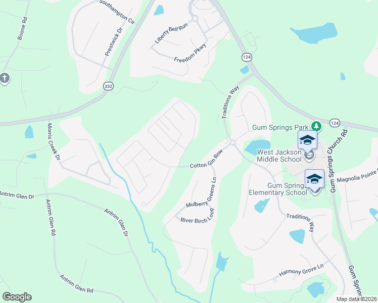 map of restaurants, bars, coffee shops, grocery stores, and more near 4040 Links Boulevard in Jefferson