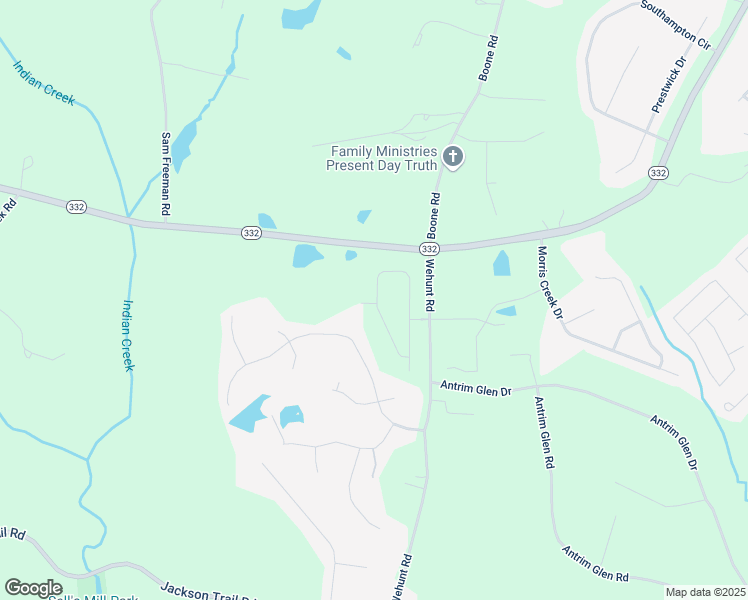 map of restaurants, bars, coffee shops, grocery stores, and more near in Hoschton