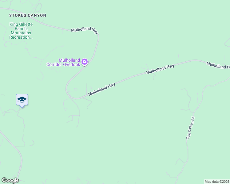 map of restaurants, bars, coffee shops, grocery stores, and more near 25858 Mulholland Highway in Calabasas