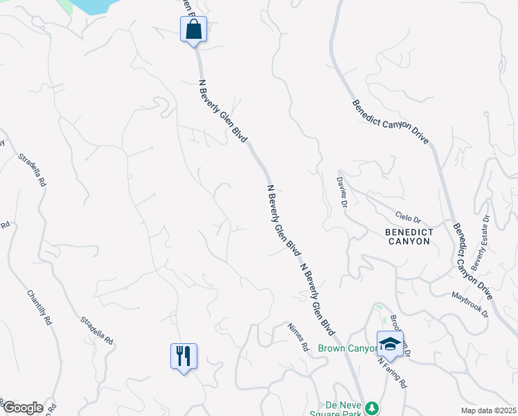 map of restaurants, bars, coffee shops, grocery stores, and more near in Los Angeles