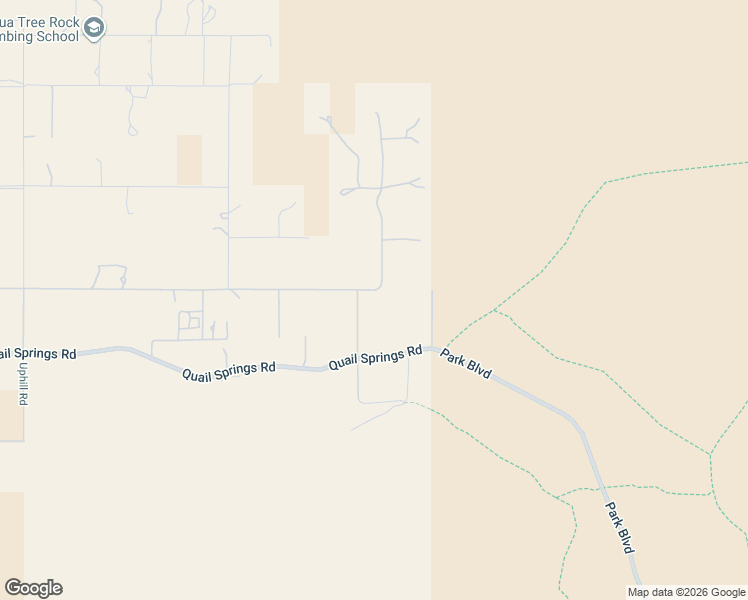 map of restaurants, bars, coffee shops, grocery stores, and more near 8729 Rock Haven Road in Joshua Tree