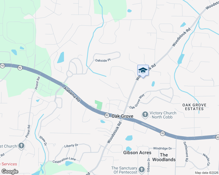 map of restaurants, bars, coffee shops, grocery stores, and more near 213 Brookhaven Court in Acworth