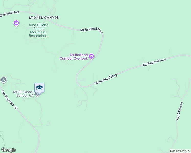 map of restaurants, bars, coffee shops, grocery stores, and more near 26035 Mulholland Highway in Calabasas