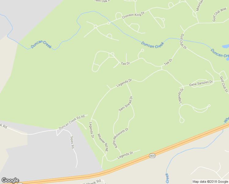 map of restaurants, bars, coffee shops, grocery stores, and more near 5303 Legends Drive in Braselton