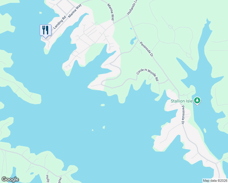 map of restaurants, bars, coffee shops, grocery stores, and more near 987 Circle H Woods Road in Prosperity