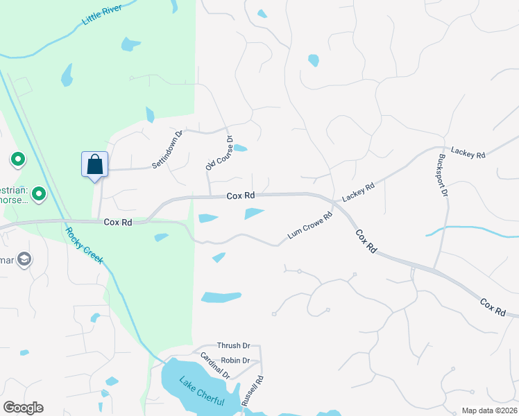map of restaurants, bars, coffee shops, grocery stores, and more near 1740 Cox Road in Roswell