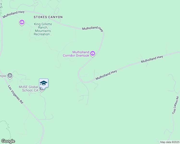 map of restaurants, bars, coffee shops, grocery stores, and more near 26035 Mulholland Highway in Calabasas